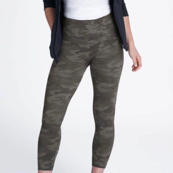 spanx camo cropped leggings